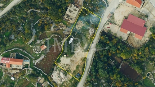 Building land of 613 m2 in beautiful rural area with lots of greenery - Dubrovnik surrounding 